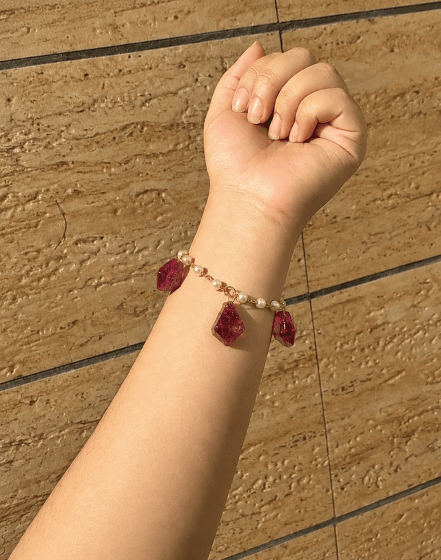 Rose diamond bracelet